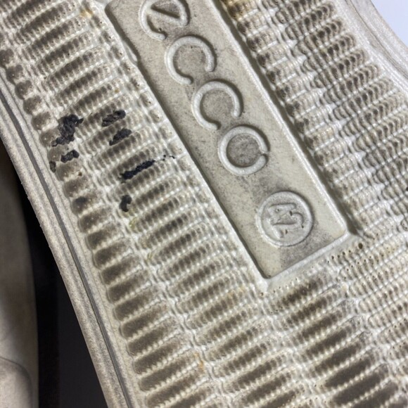 Ecco Shoes‎ Mens 42 US 8/8.5 Collin Brown Slip On Leather Perforated Casual - Picture 12 of 12